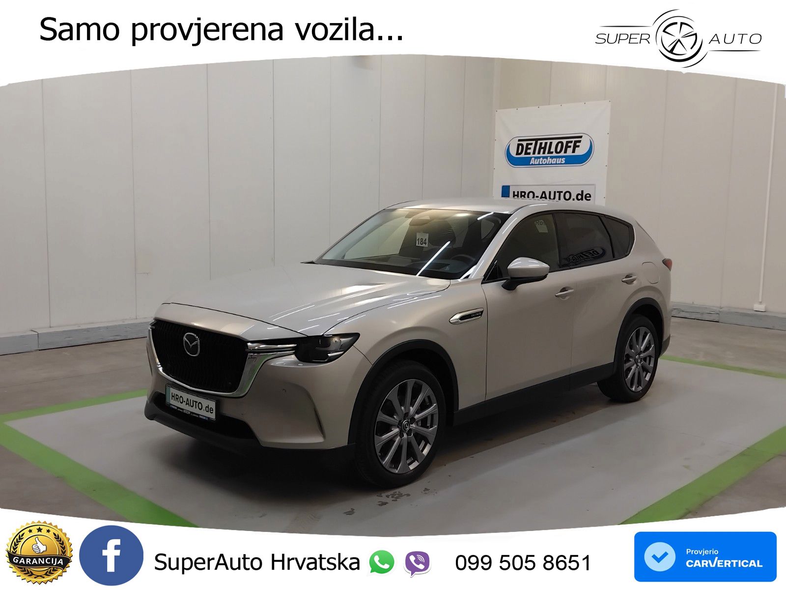 Mazda CX-60 3.3 e-Skyactiv D (200 KS) Automatic LED+GR SJED+ACC
