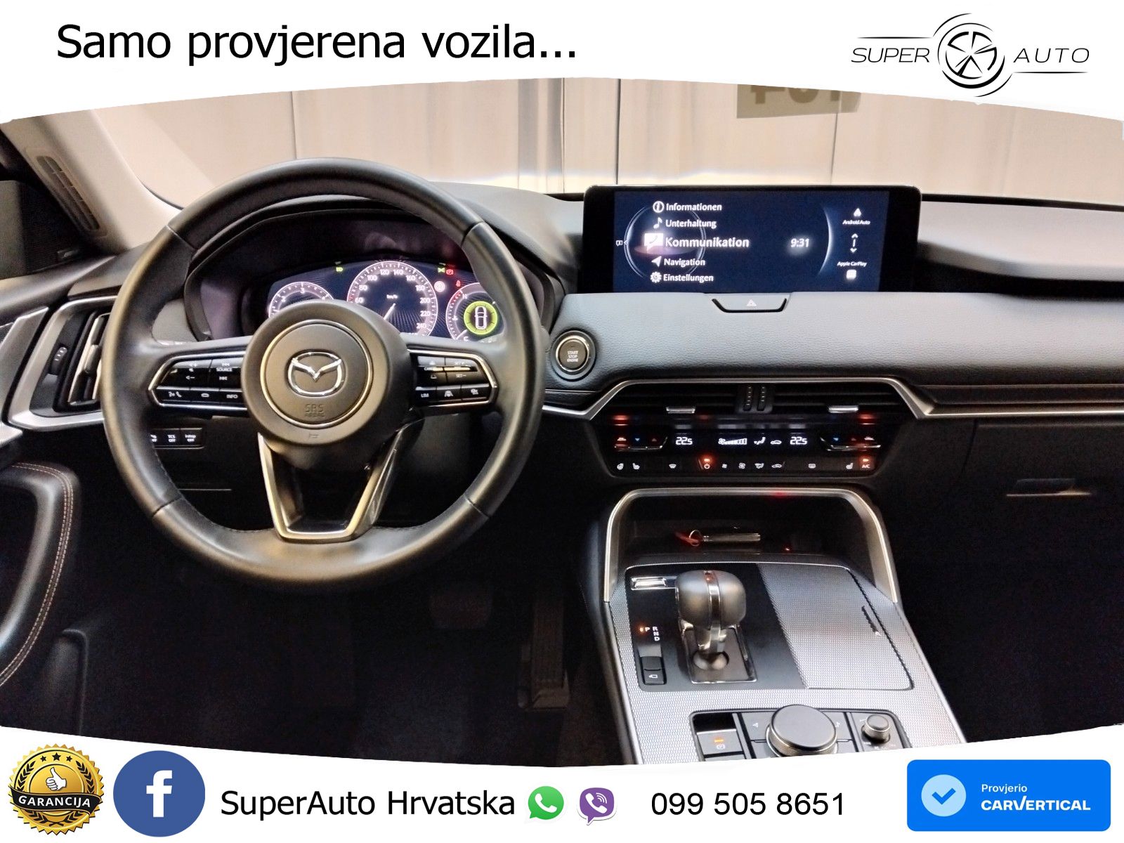 Mazda CX-60 3.3 e-Skyactiv D (200 KS) Automatic LED+GR SJED+ACC