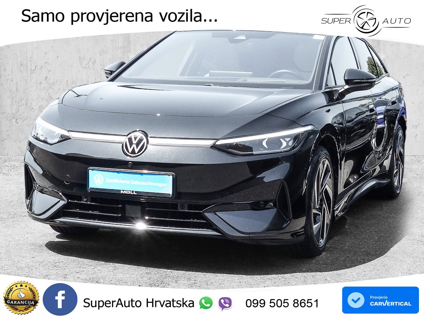 Volkswagen ID.7 Pro S 91 kWh (286 KS)