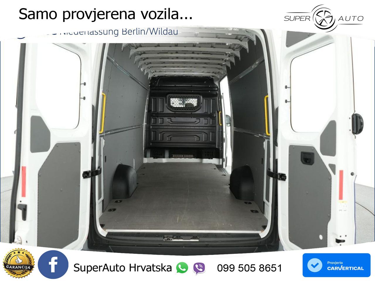 Volkswagen Crafter Kasten Lang LED Vorber.AHK Climatronic 177 KS