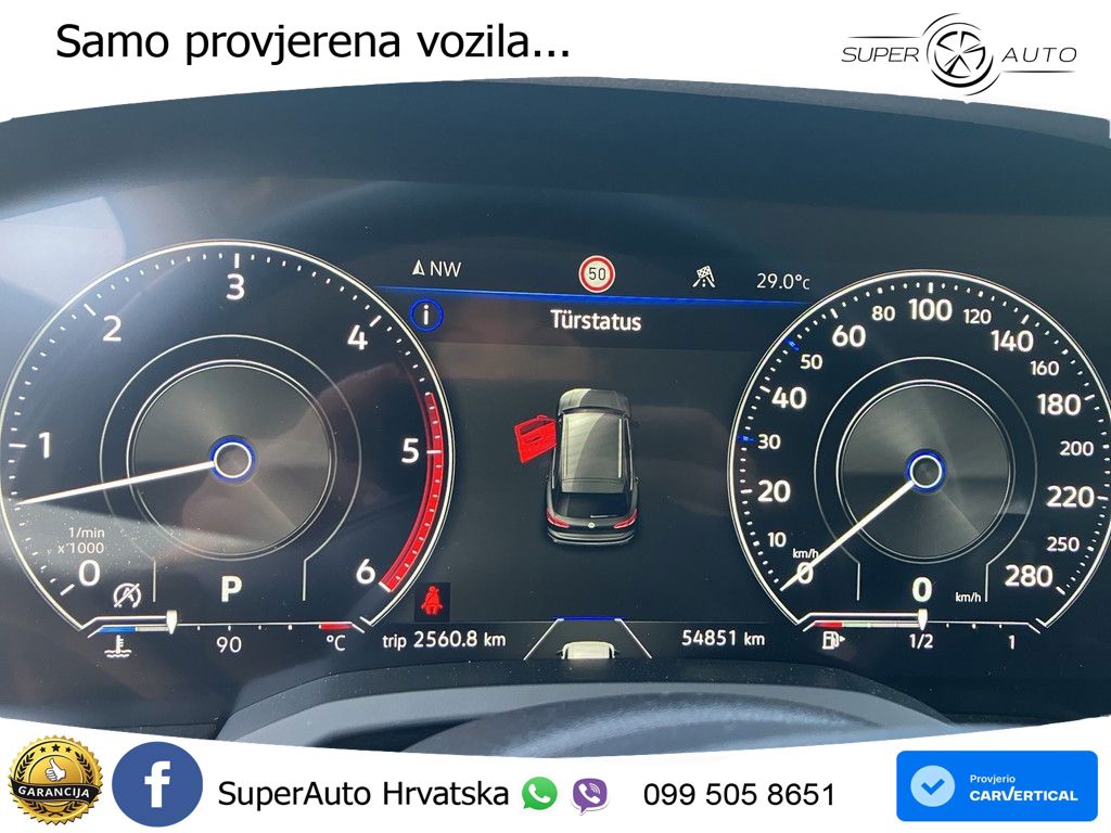 Volkswagen Touareg 3.0 V6 TDI (231 KS) 4MOTION Tiptronic R-Line ZRAČNI+ACC+4xGR SJED+KAM