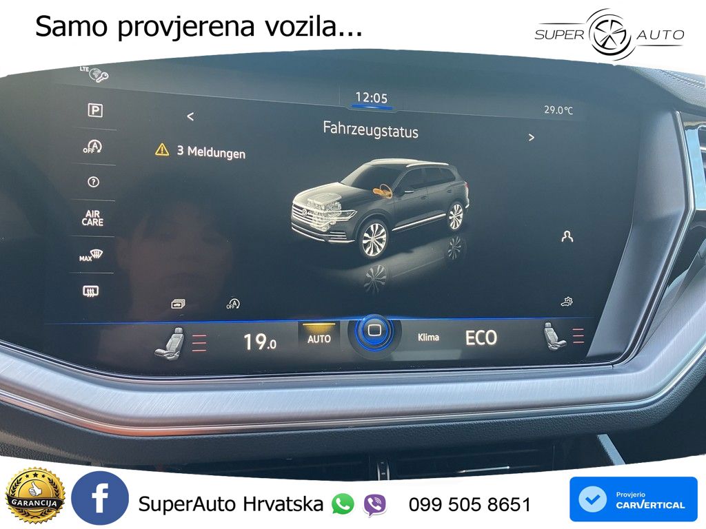 Volkswagen Touareg 3.0 V6 TDI (231 KS) 4MOTION Tiptronic R-Line ZRAČNI+ACC+4xGR SJED+KAM