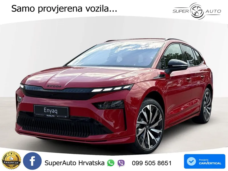 Škoda Enyaq 85x 82 kWh (286 KS) AWD SportLine