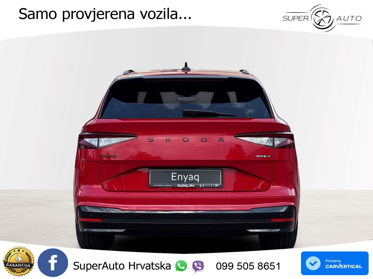 Škoda Enyaq 85x 82 kWh (286 KS) AWD SportLine