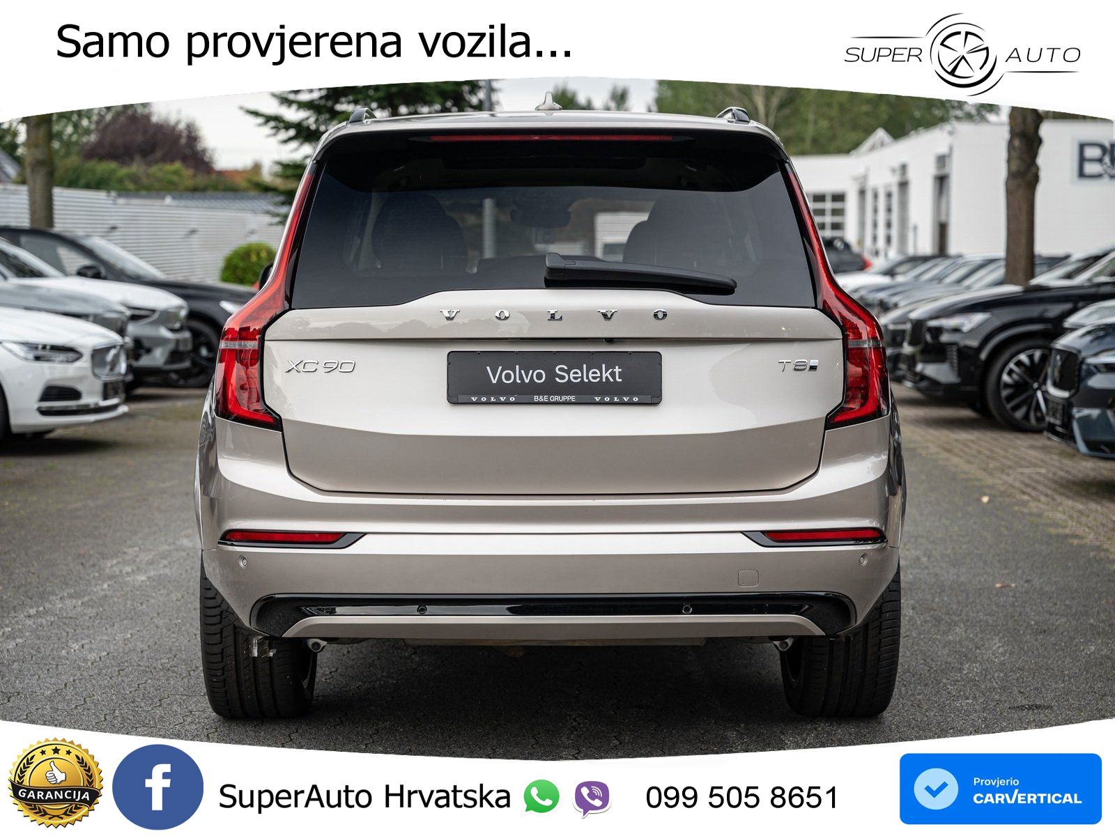 Volvo XC90 2.0 T8 AWD Automatic ACC+HEAD+4xGR SJED+360+PANO