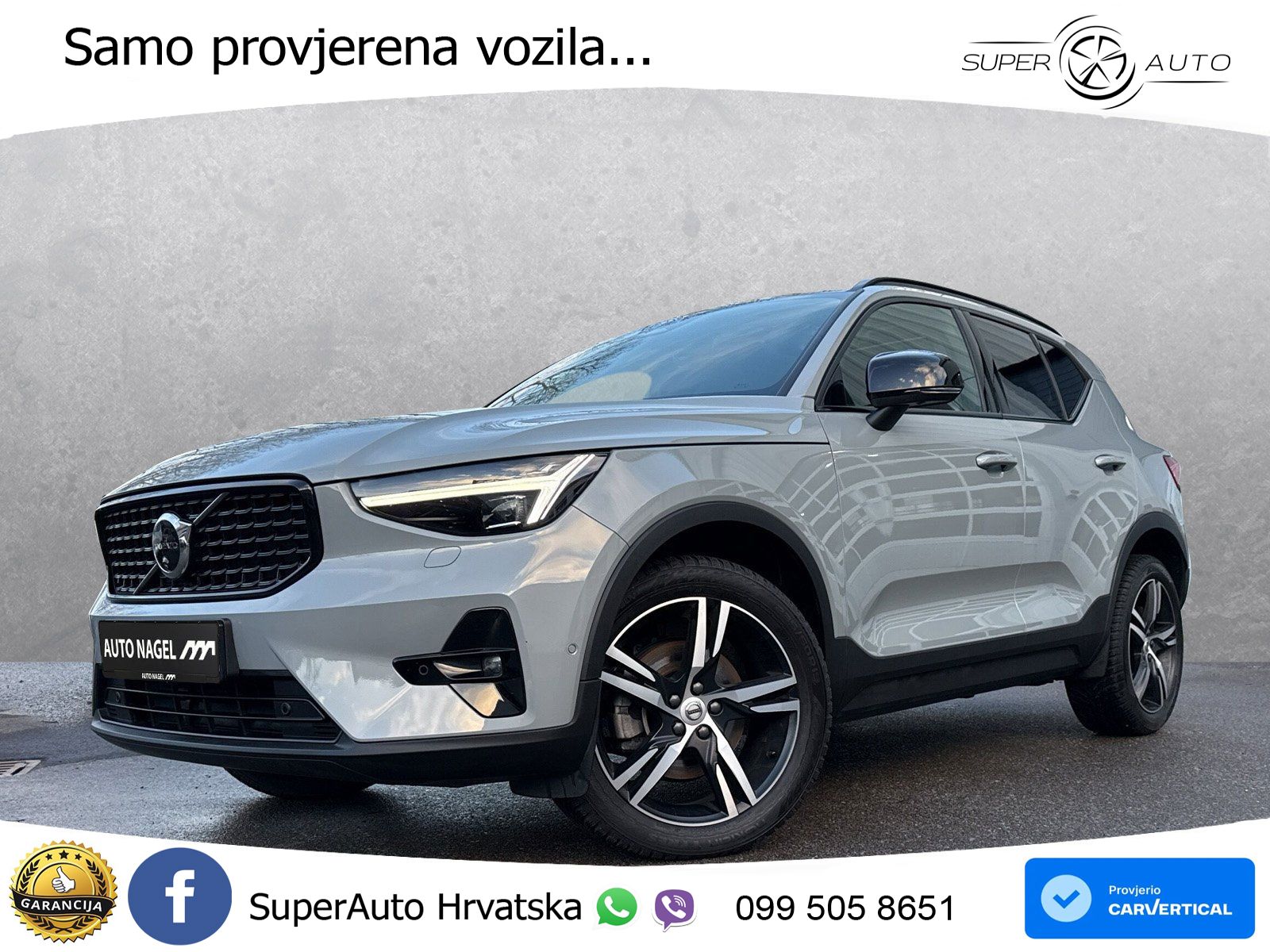 Volvo XC40 2.0 B3 163 KS Automatic ACC+GR SJED+360+PANO