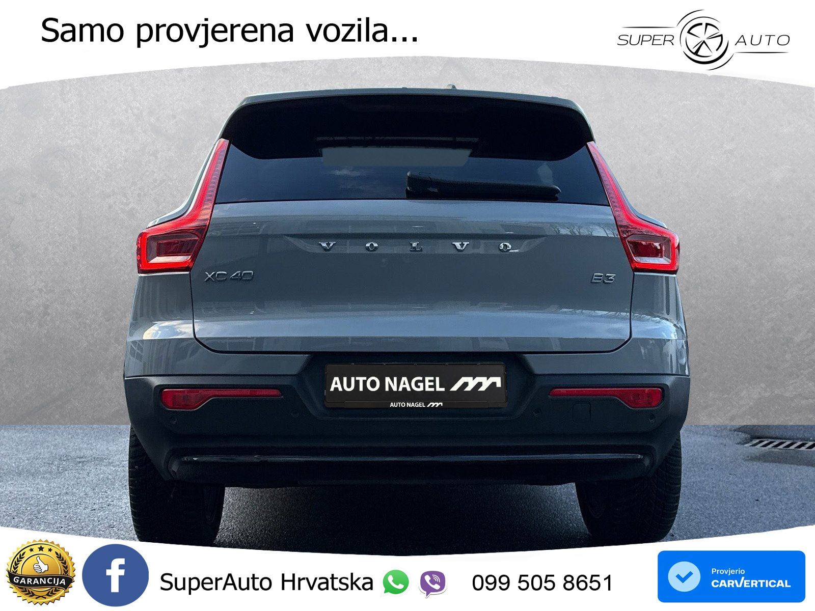 Volvo XC40 2.0 B3 163 KS Automatic ACC+GR SJED+360+PANO