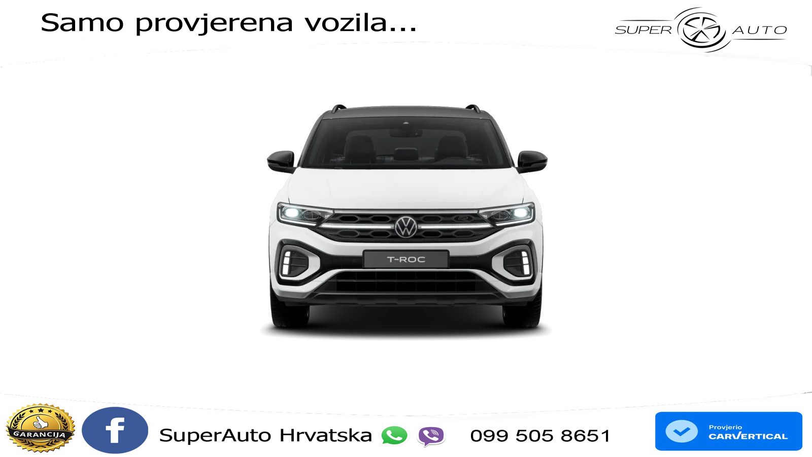 Volkswagen T-Roc 1.5 TSI (150 KS) DSG R-Line LED+GR SJED+ACC