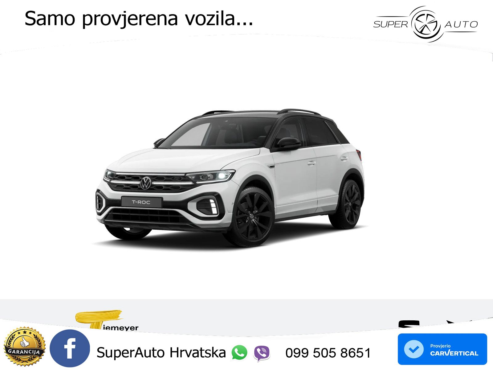 Volkswagen T-Roc 1.5 TSI (150 KS) DSG R-Line LED+GR SJED+ACC