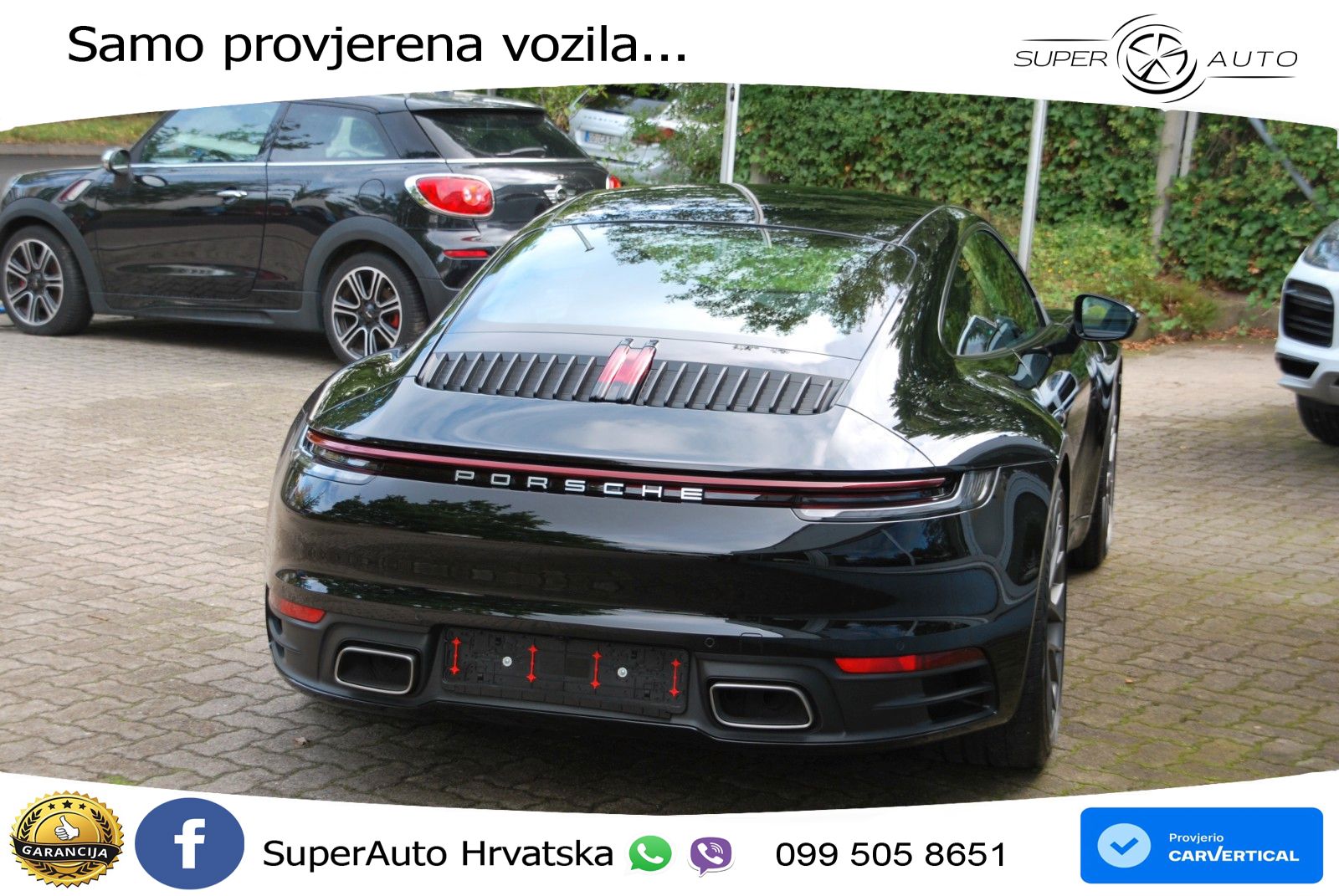 Porsche 911 Carrera 3.0 (385 KS) PDK ZRAČNI+ACC+GR SJED+KAM