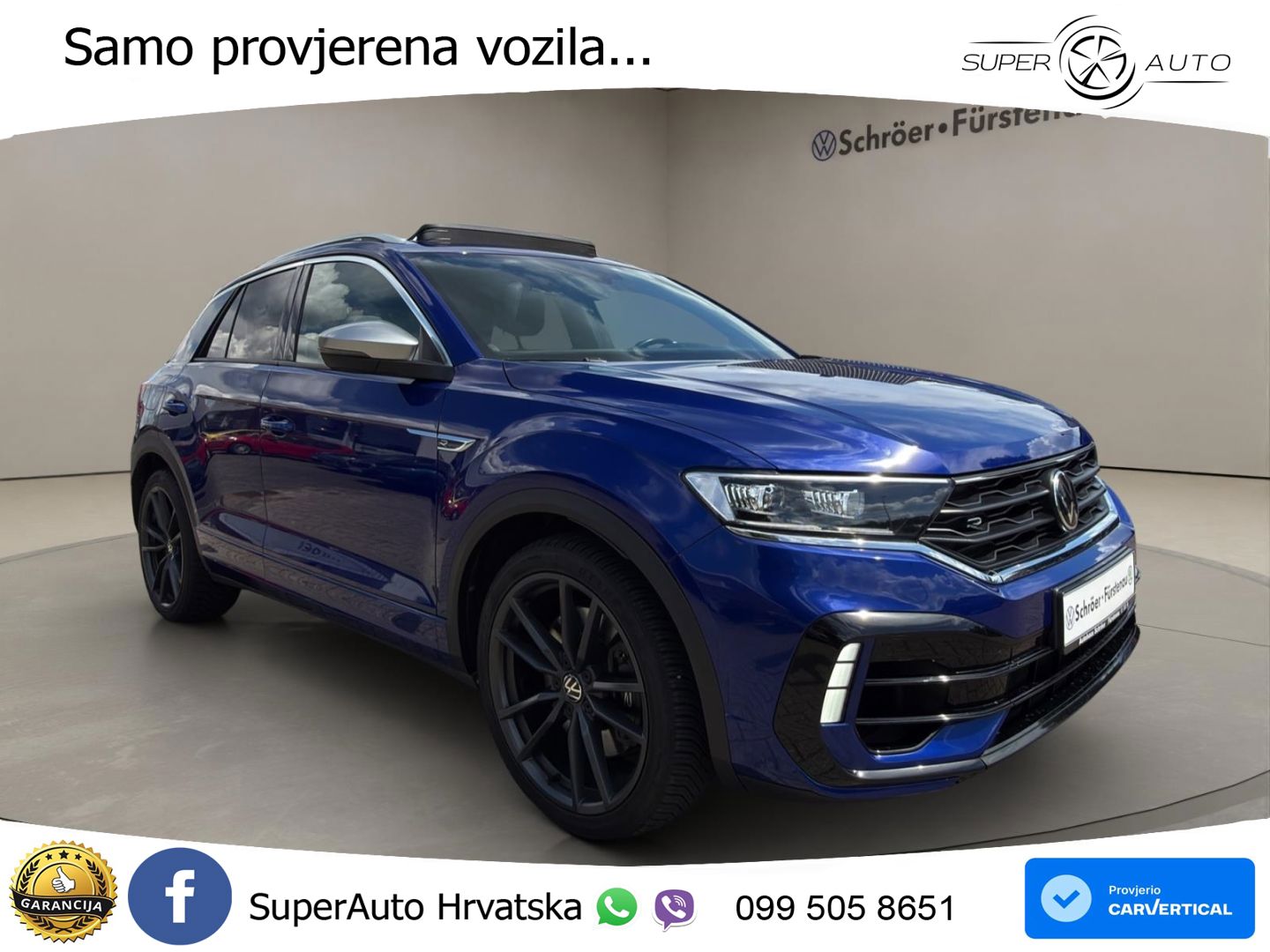 Volkswagen T-Roc I R 2.0 TSI (300 KS) OPF 4M DSG LED+GR SJED+ACC