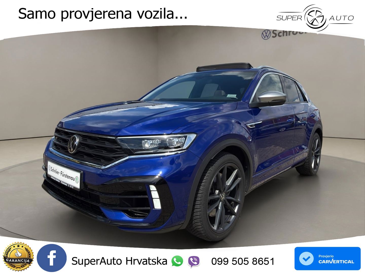 Volkswagen T-Roc I R 2.0 TSI (300 KS) OPF 4M DSG LED+GR SJED+ACC