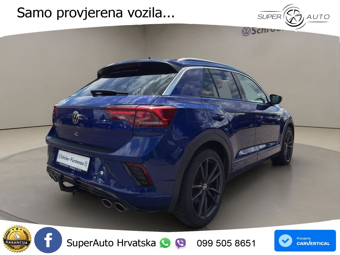 Volkswagen T-Roc I R 2.0 TSI (300 KS) OPF 4M DSG LED+GR SJED+ACC