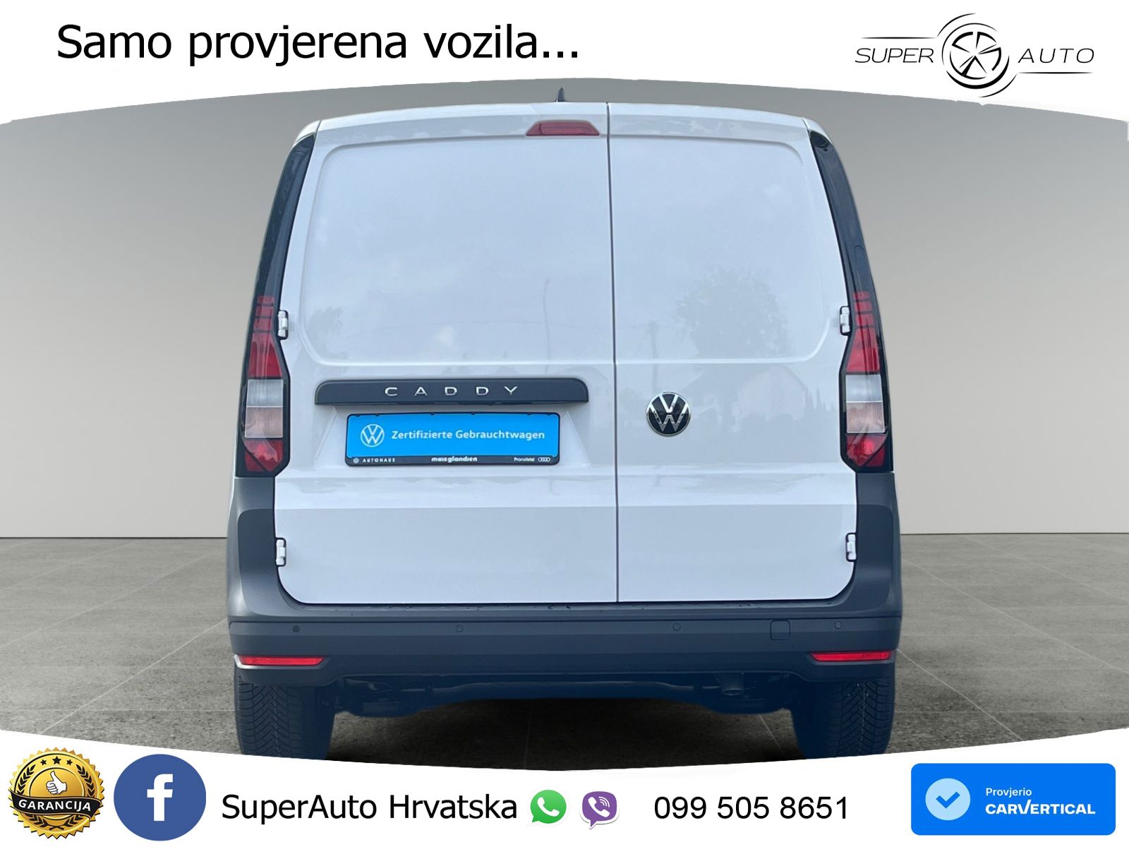 Volkswagen Caddy Cargo 2.0 TDI EPH+ App Klima GZ 5JGarantie 102 KS