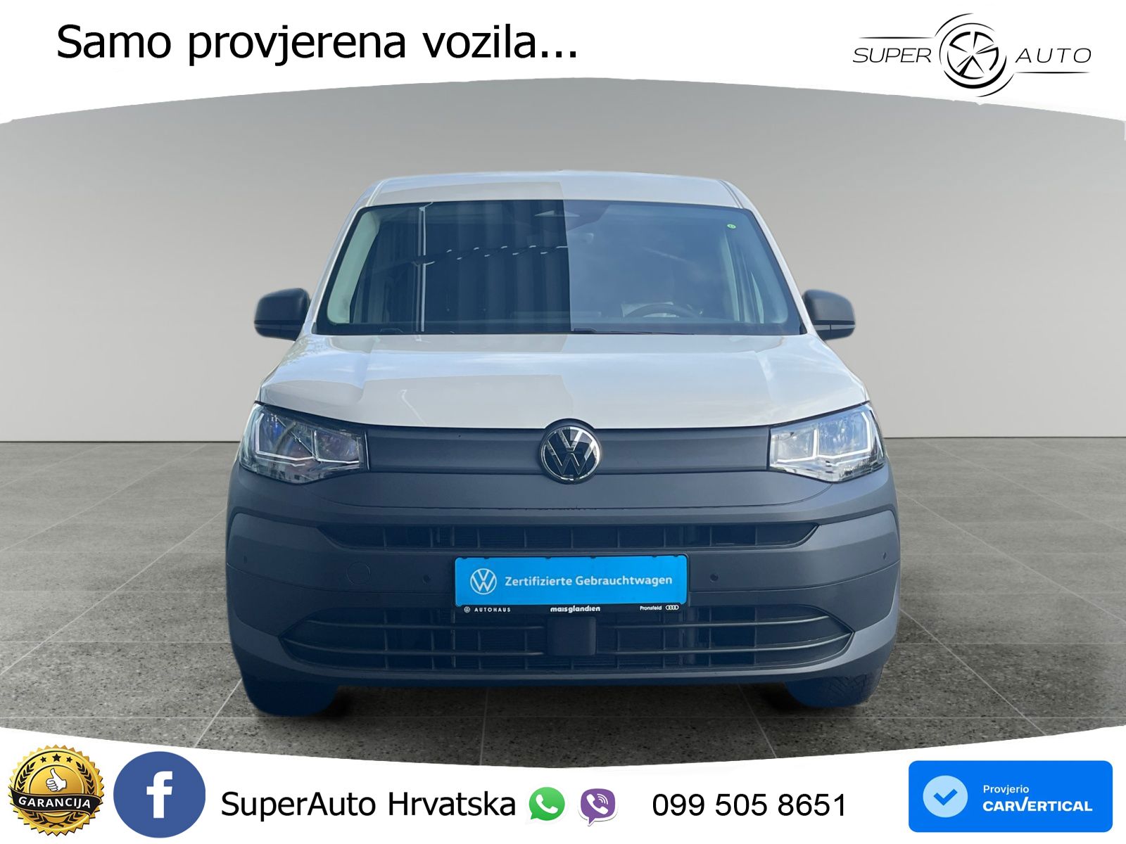 Volkswagen Caddy Cargo 2.0 TDI EPH+ App Klima GZ 5JGarantie 102 KS