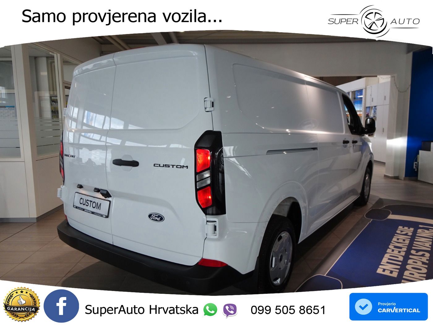 Ford Transit Custom Kasten Trend 320 L2 Aut. HANDWERK 170 KS