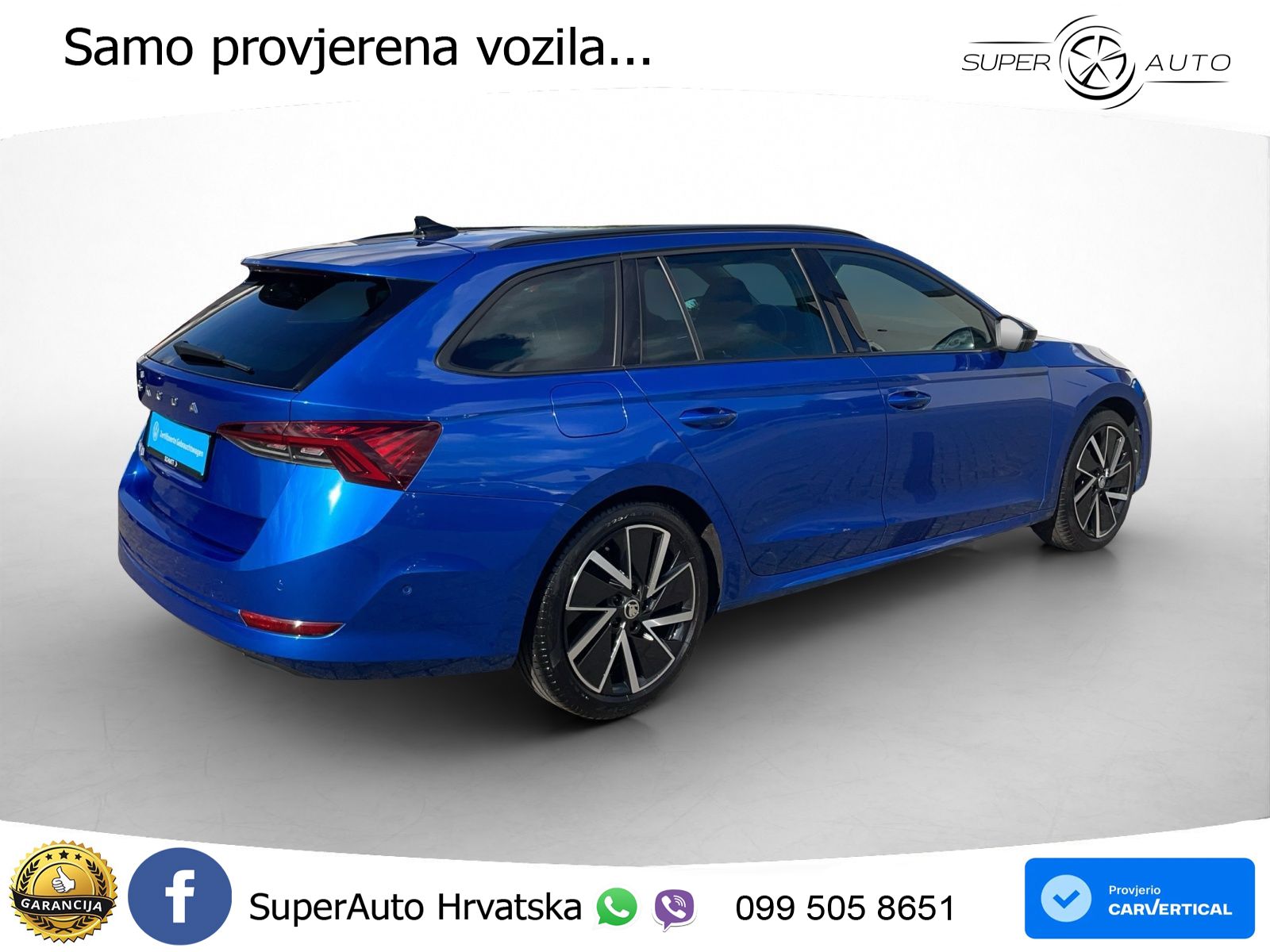 Škoda Octavia Combi 2.0 TDI (150 KS) DSG LED+GR SJED+ACC