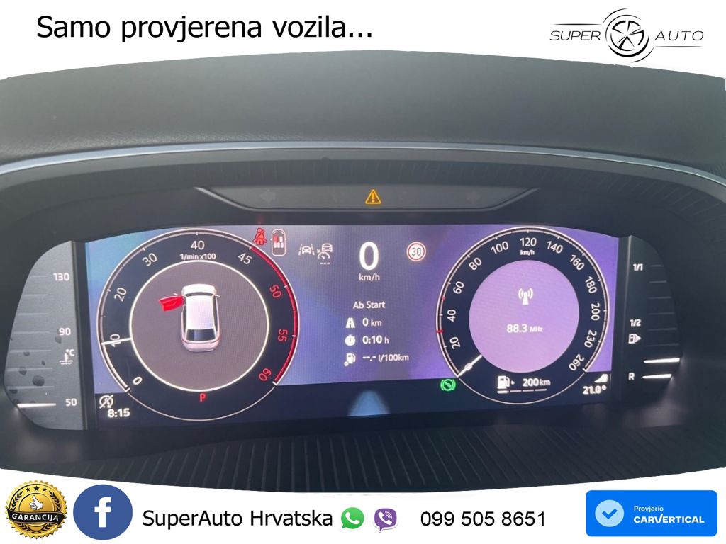 Škoda Octavia Combi 2.0 TDI (150 KS) DSG LED+GR SJED+ACC