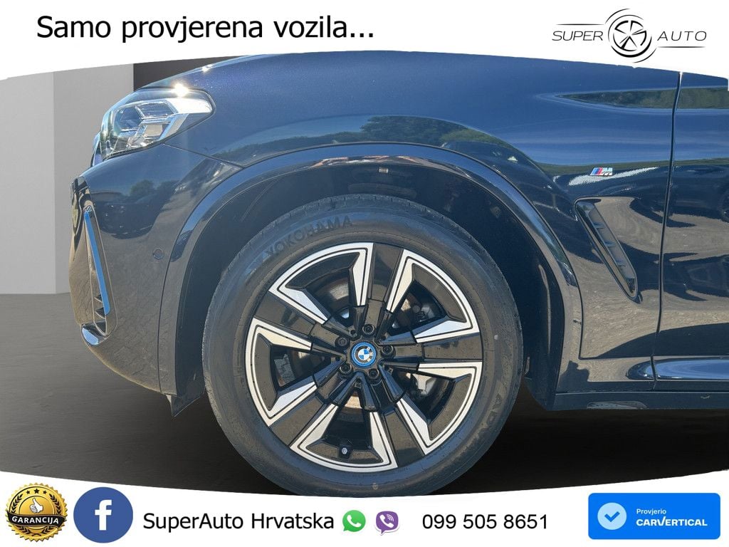 BMW iX3 80 kWh (286 KS) M Sport LED+GR SJED+ACC