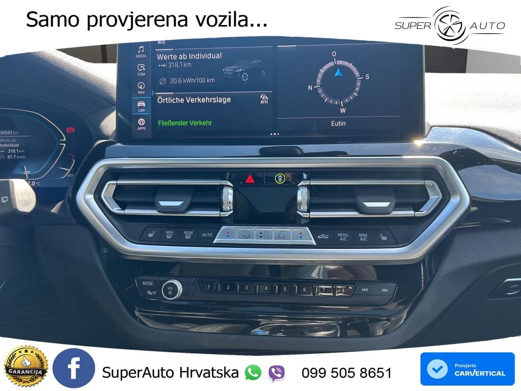 BMW iX3 80 kWh (286 KS) M Sport LED+GR SJED+ACC