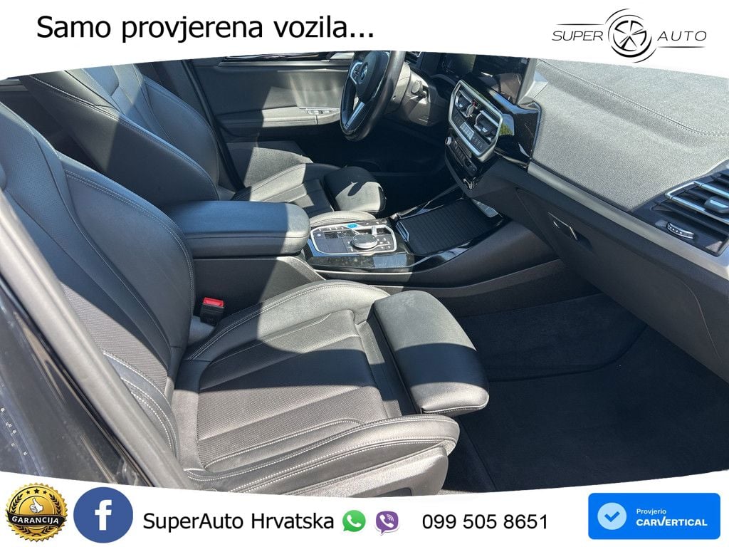 BMW iX3 80 kWh (286 KS) M Sport LED+GR SJED+ACC