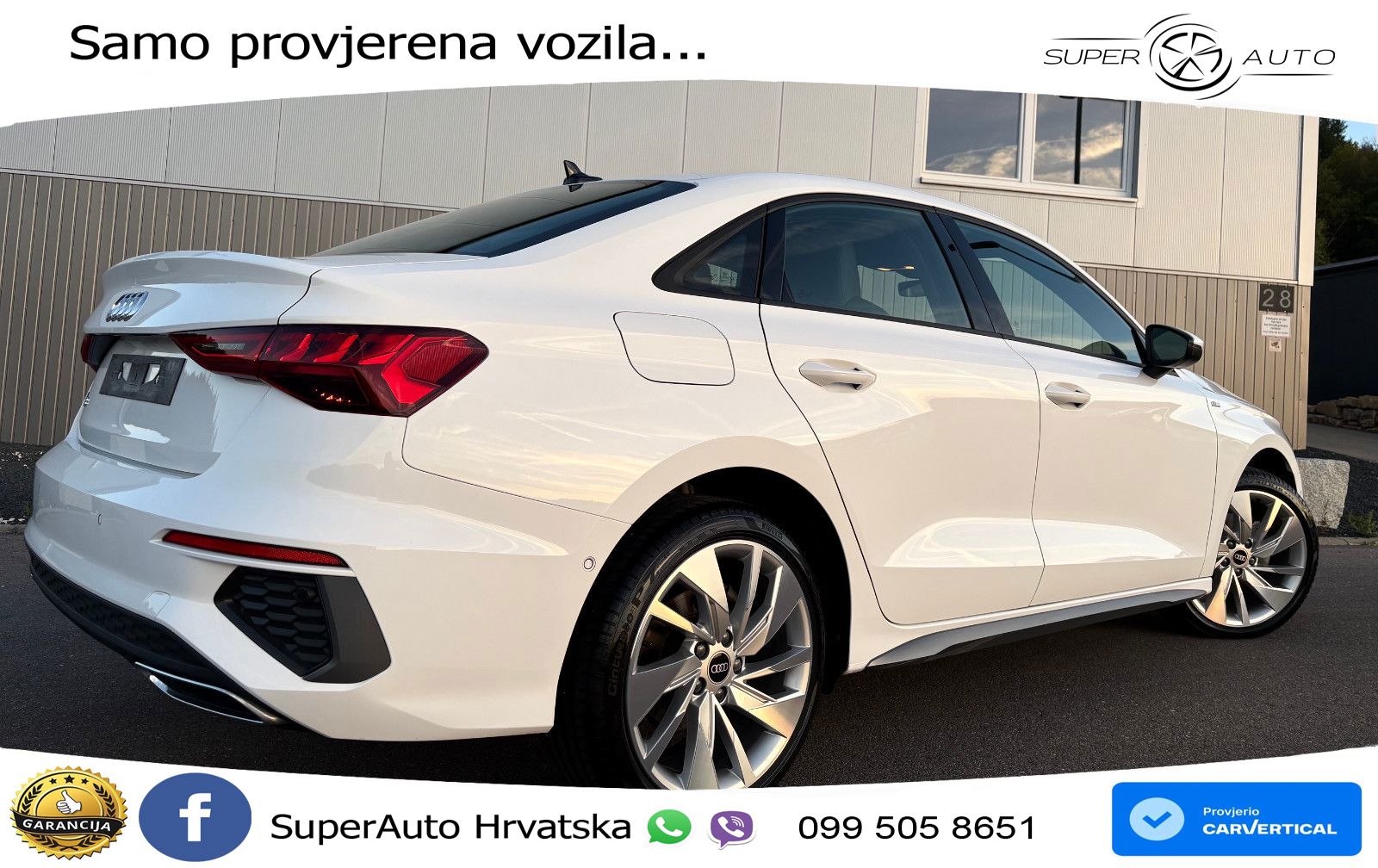 Audi A3 Limuzina 30 TDI (116 KS) S line LED+GR SJED+ACC