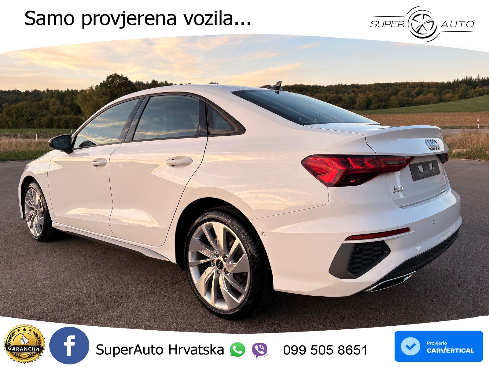 Audi A3 Limuzina 30 TDI (116 KS) S line LED+GR SJED+ACC