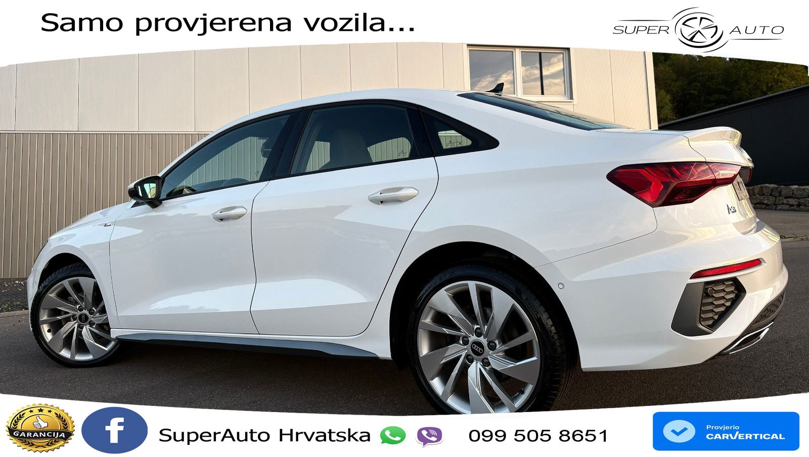 Audi A3 Limuzina 30 TDI (116 KS) S line LED+GR SJED+ACC