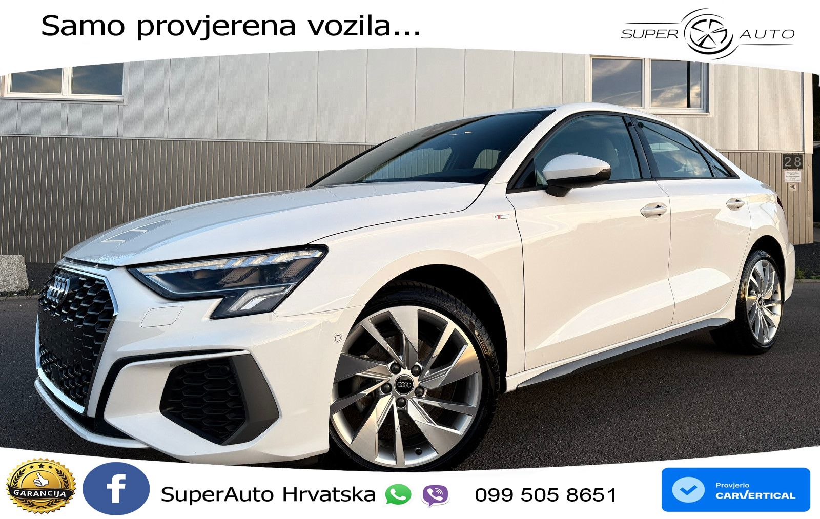Audi A3 Limuzina 30 TDI (116 KS) S line LED+GR SJED+ACC