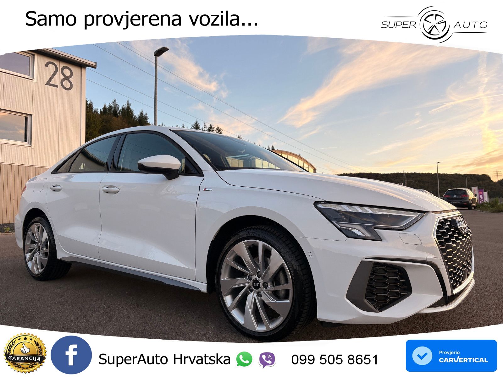 Audi A3 Limuzina 30 TDI (116 KS) S line LED+GR SJED+ACC