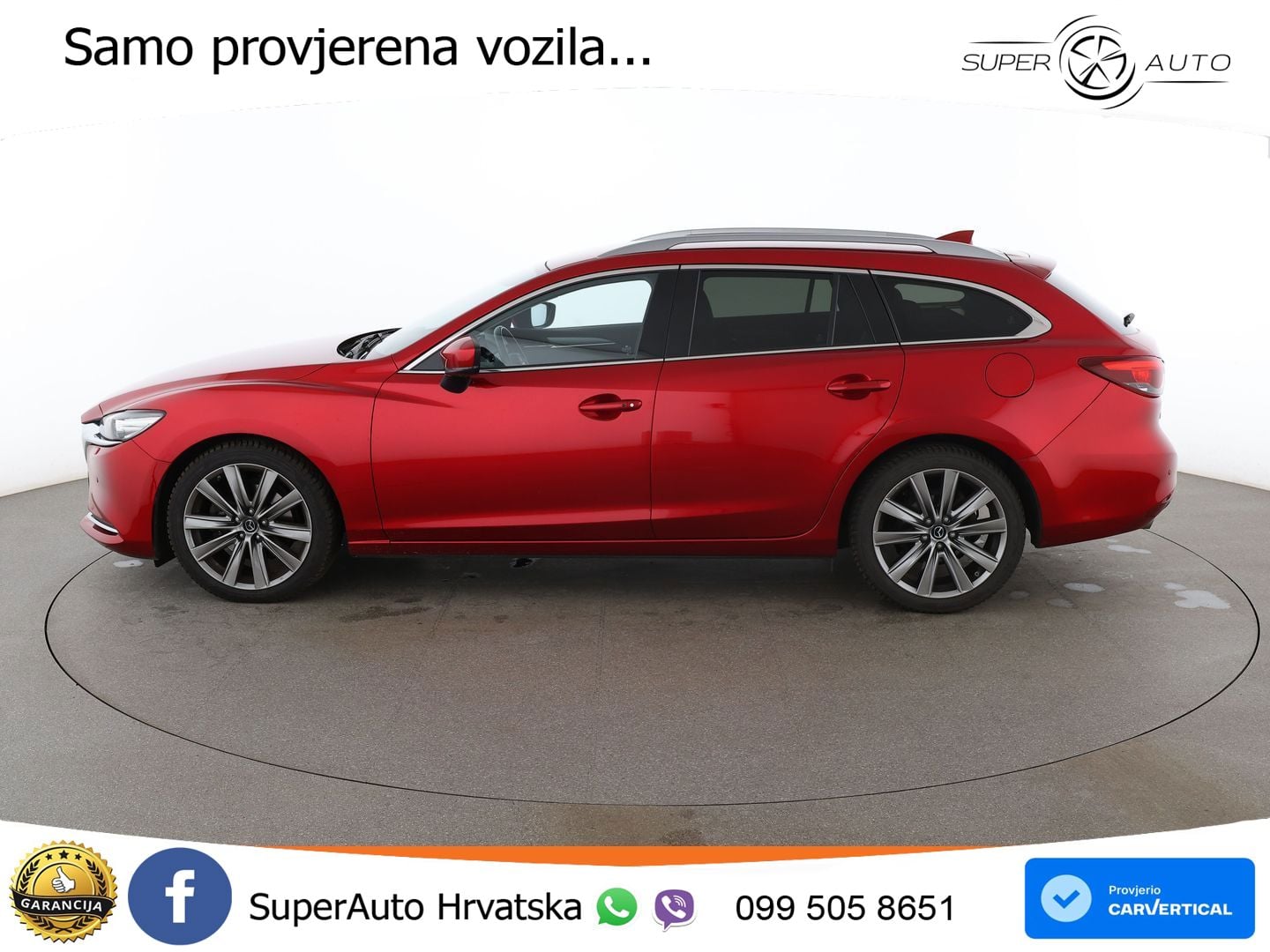 Mazda 6 Sport Combi 2.2 SKYACTIV-D (184 KS) SKYACTIV-Drive LED+GR SJED+ACC