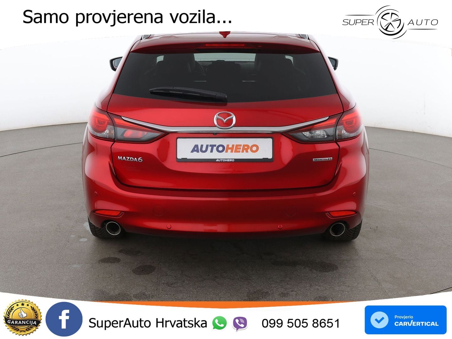 Mazda 6 Sport Combi 2.2 SKYACTIV-D (184 KS) SKYACTIV-Drive LED+GR SJED+ACC