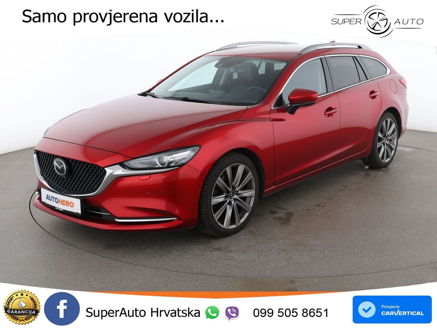 Mazda 6 Sport Combi 2.2 SKYACTIV-D (184 KS) SKYACTIV-Drive LED+GR SJED+ACC