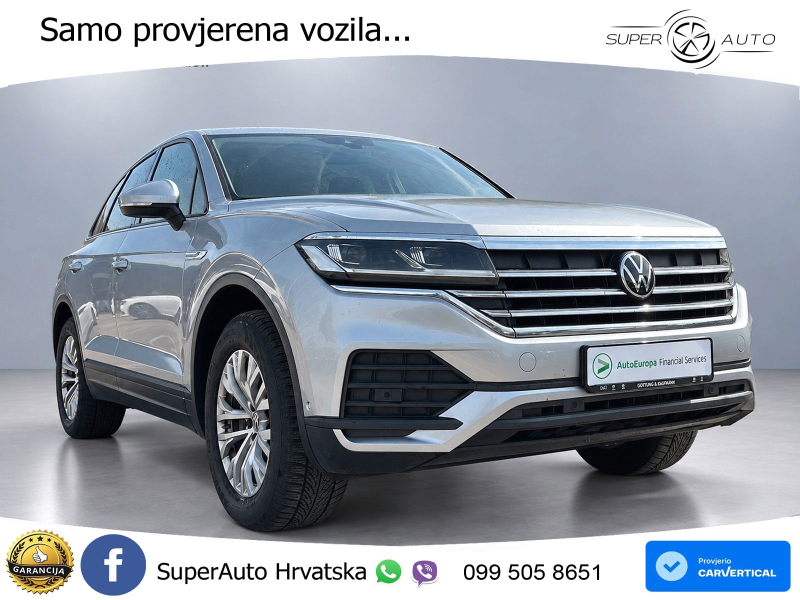 Volkswagen Touareg 3.0 V6 TDI (231 KS) 4MOTION Tiptronic ZRAČNI+ACC+GR SJED+KAM