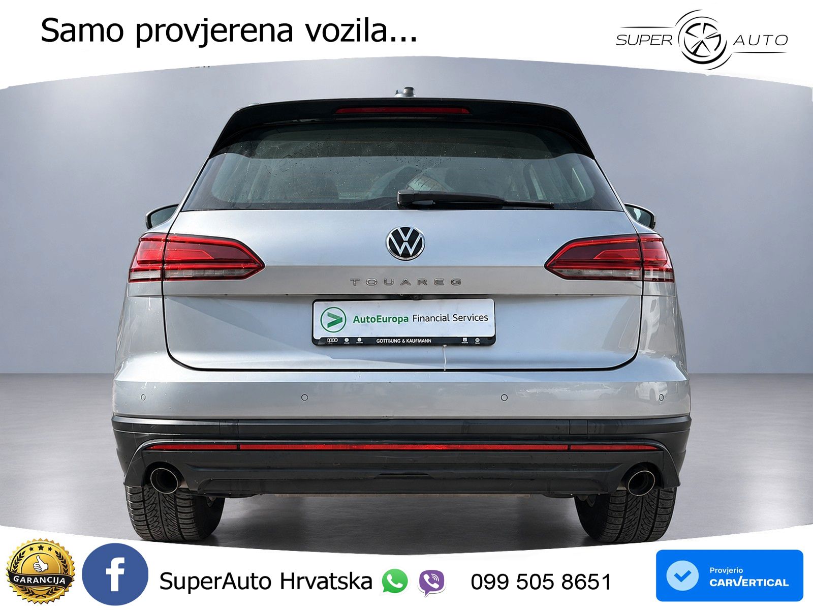 Volkswagen Touareg 3.0 V6 TDI (231 KS) 4MOTION Tiptronic ZRAČNI+ACC+GR SJED+KAM