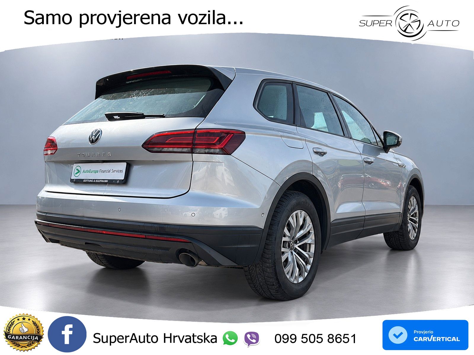 Volkswagen Touareg 3.0 V6 TDI (231 KS) 4MOTION Tiptronic ZRAČNI+ACC+GR SJED+KAM