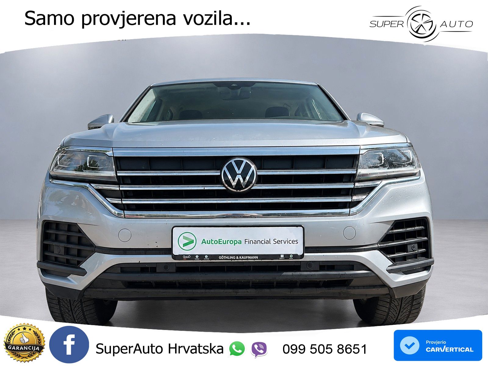 Volkswagen Touareg 3.0 V6 TDI (231 KS) 4MOTION Tiptronic ZRAČNI+ACC+GR SJED+KAM