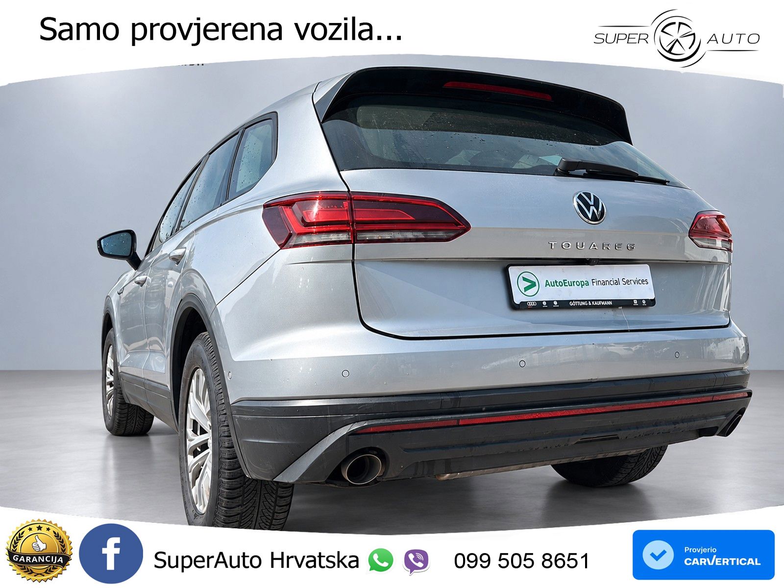 Volkswagen Touareg 3.0 V6 TDI (231 KS) 4MOTION Tiptronic ZRAČNI+ACC+GR SJED+KAM