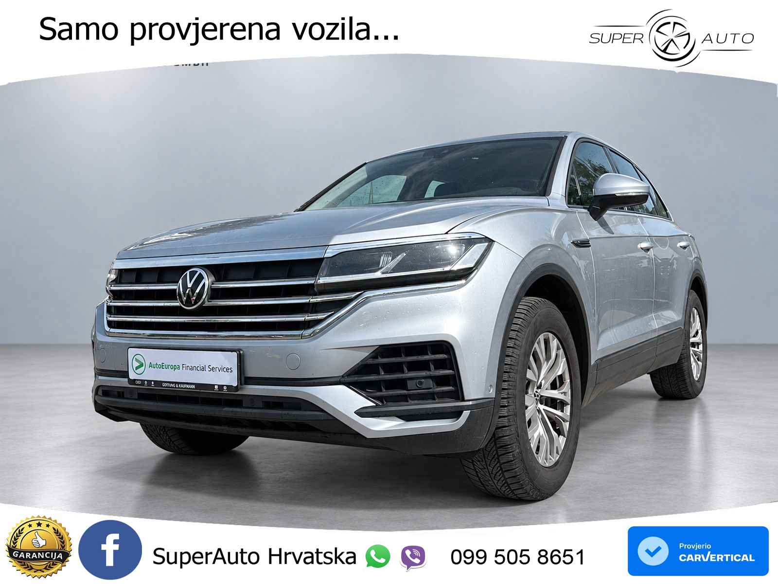 Volkswagen Touareg 3.0 V6 TDI (231 KS) 4MOTION Tiptronic ZRAČNI+ACC+GR SJED+KAM