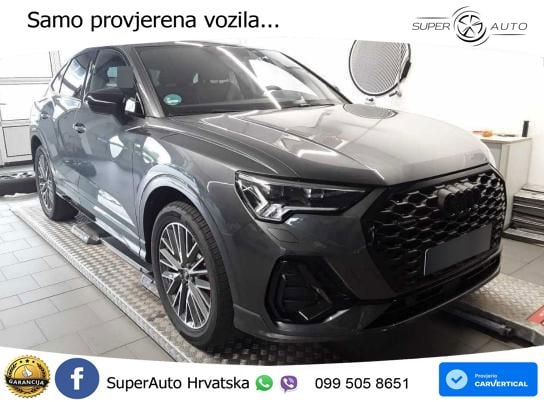 Audi Q3 Sportback 45 TFSI (245 KS) quattro S tronic 2x S line ACC+GR SJED+360+PANO