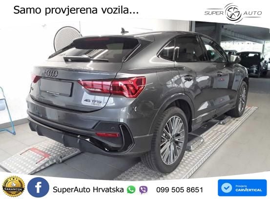 Audi Q3 Sportback 45 TFSI (245 KS) quattro S tronic 2x S line ACC+GR SJED+360+PANO