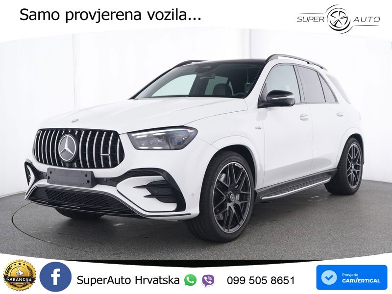 Mercedes AMG GLE 53 (435 KS) EQ Boost 4MATIC+ AMG SPEEDSHIFT TCT 9G ACC+HEAD+GR SJED+360+PANO