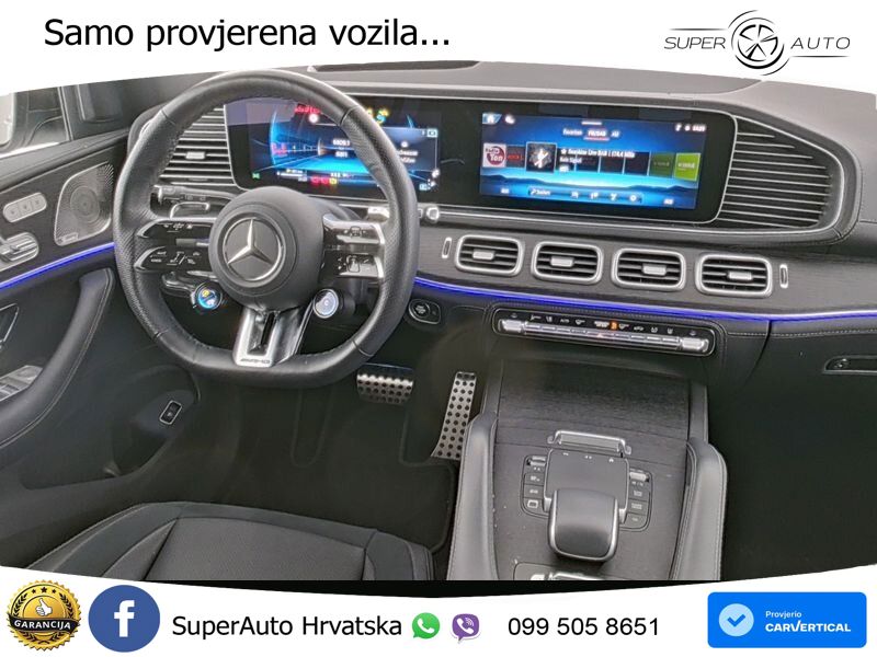 Mercedes AMG GLE 53 (435 KS) EQ Boost 4MATIC+ AMG SPEEDSHIFT TCT 9G ACC+HEAD+GR SJED+360+PANO