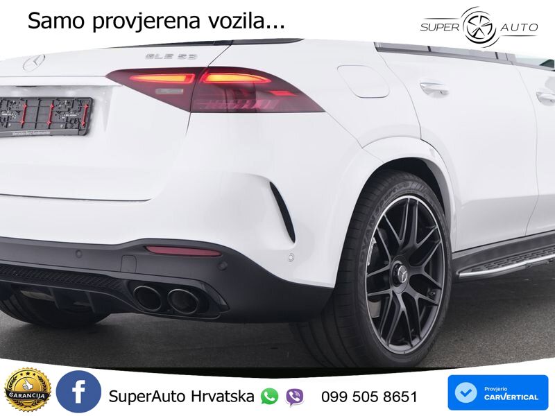 Mercedes AMG GLE 53 (435 KS) EQ Boost 4MATIC+ AMG SPEEDSHIFT TCT 9G ACC+HEAD+GR SJED+360+PANO