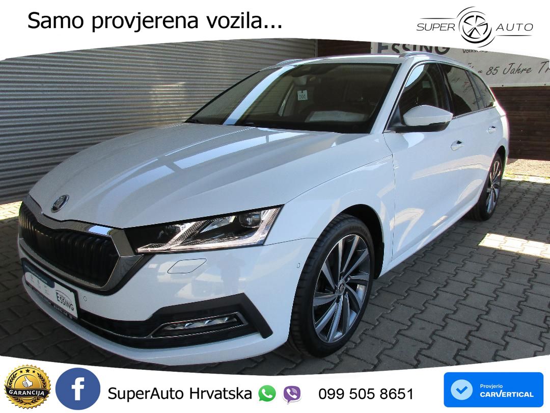 Škoda Octavia Combi 2.0 TDI (150 KS) DSG MATRIX+GR SJED+KAM