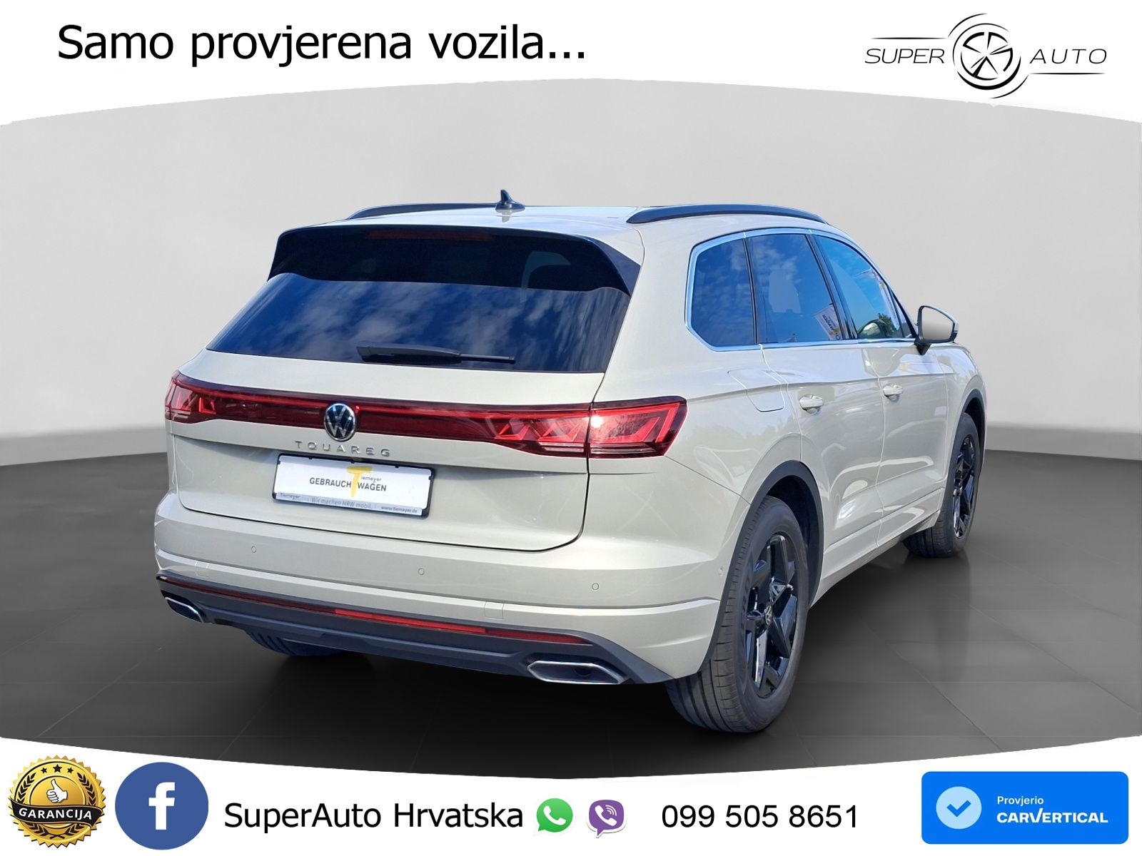 Volkswagen Touareg 3.0 V6 TDI (286 KS) 4MOTION Tiptronic ZRAČNI+ACC+GR SJED+KAM