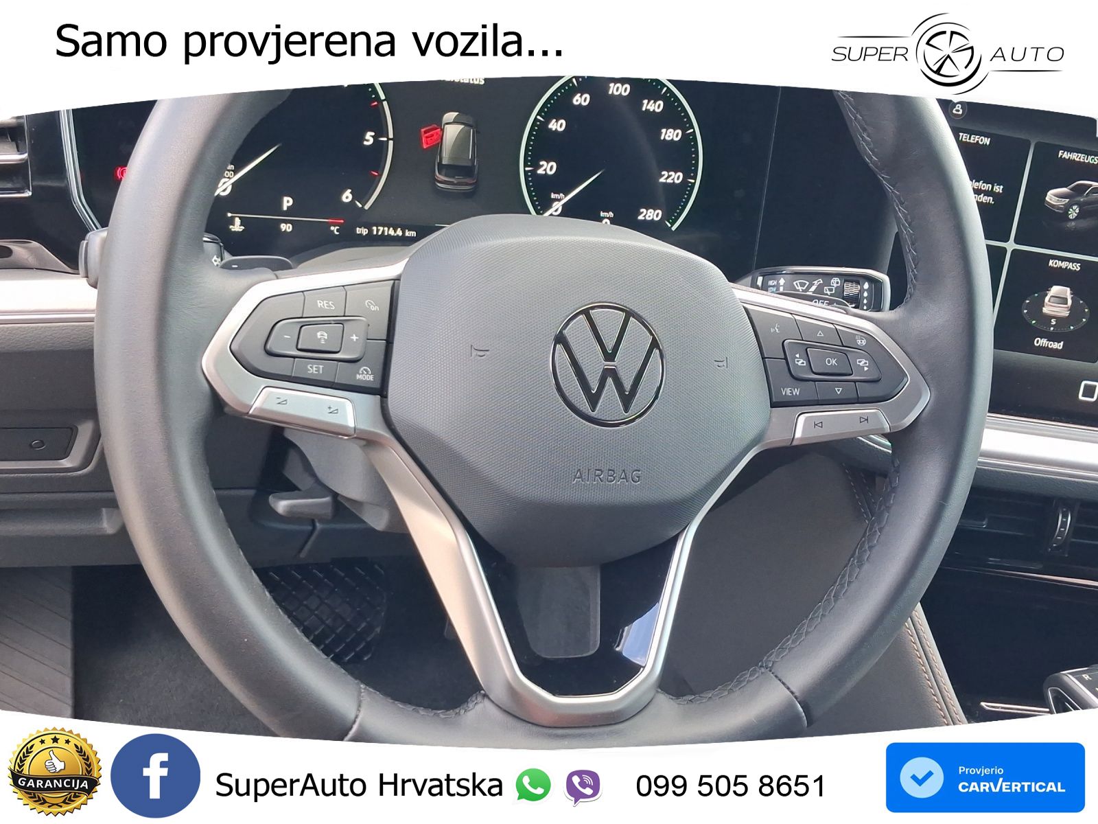 Volkswagen Touareg 3.0 V6 TDI (286 KS) 4MOTION Tiptronic ZRAČNI+ACC+GR SJED+KAM