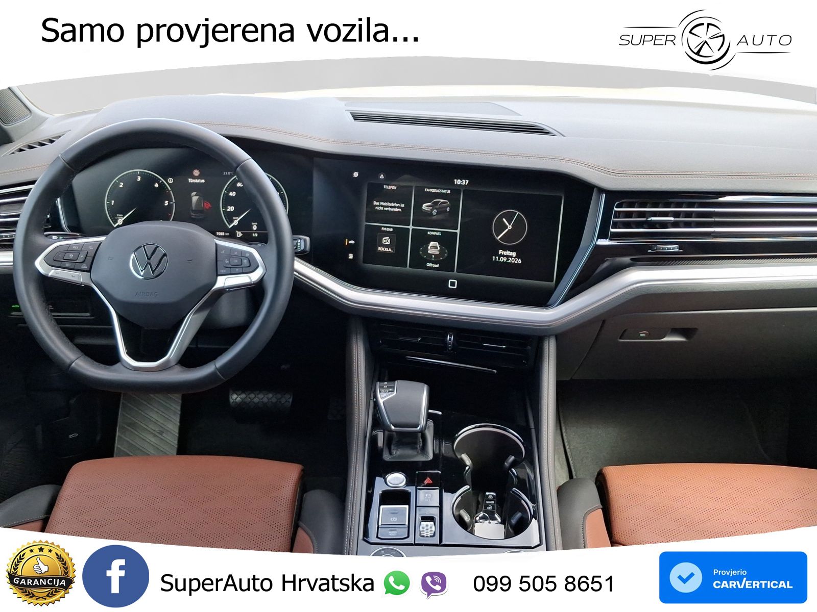 Volkswagen Touareg 3.0 V6 TDI (286 KS) 4MOTION Tiptronic ZRAČNI+ACC+GR SJED+KAM