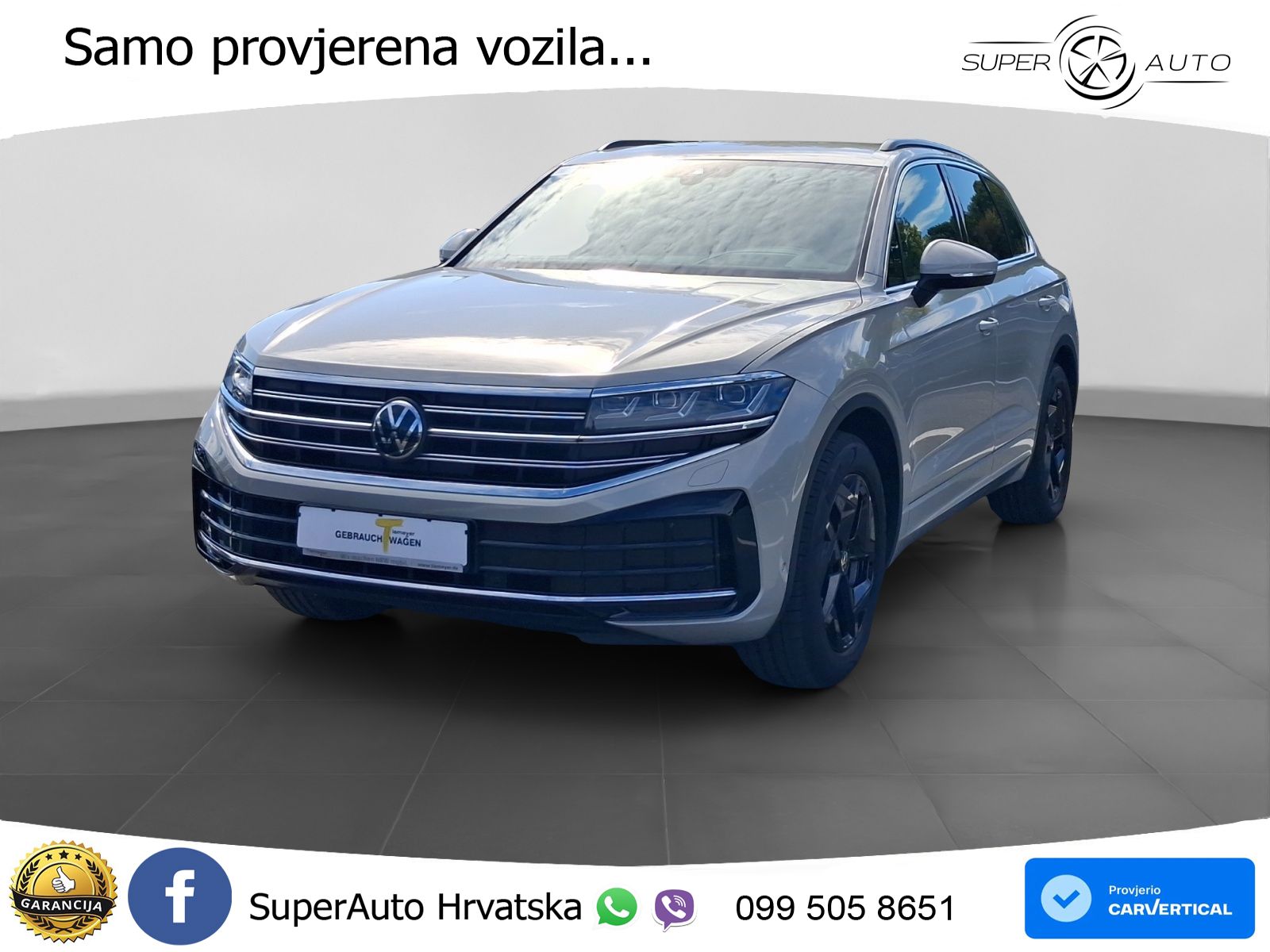 Volkswagen Touareg 3.0 V6 TDI (286 KS) 4MOTION Tiptronic ZRAČNI+ACC+GR SJED+KAM