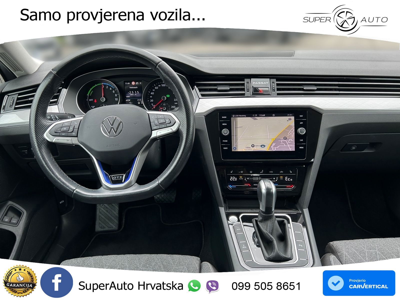 Volkswagen Passat Variant GTE 1.4 TSI (218 KS) DSG LED+GR SJED+ACC